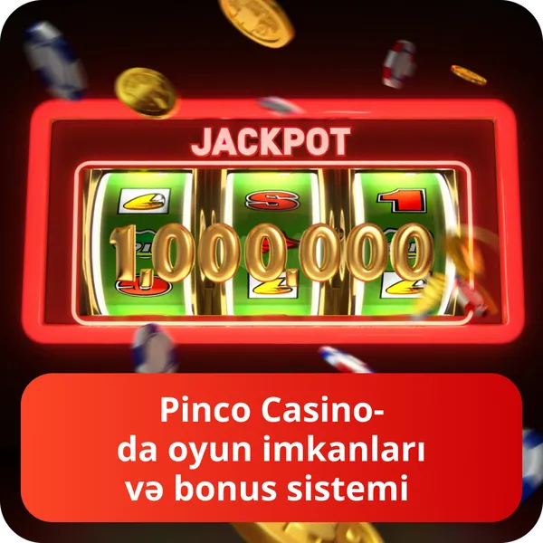 Pinco Casino-da oyun imkanları və bonus sistemi
