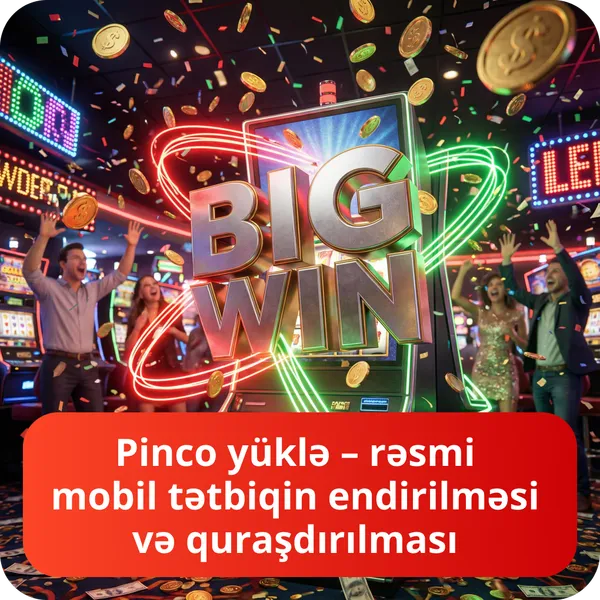 Pinco yüklə – rəsmi mobil tətbiqin endirilməsi və quraşdırılması
